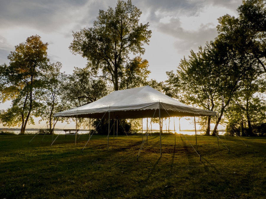 wedding tent rental champlin